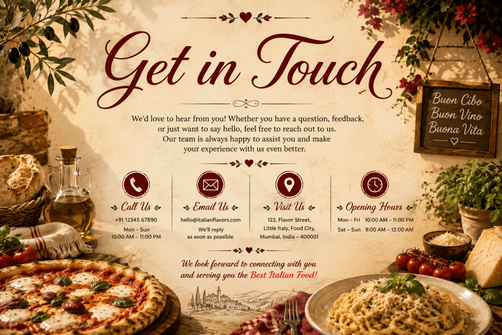 get in touch